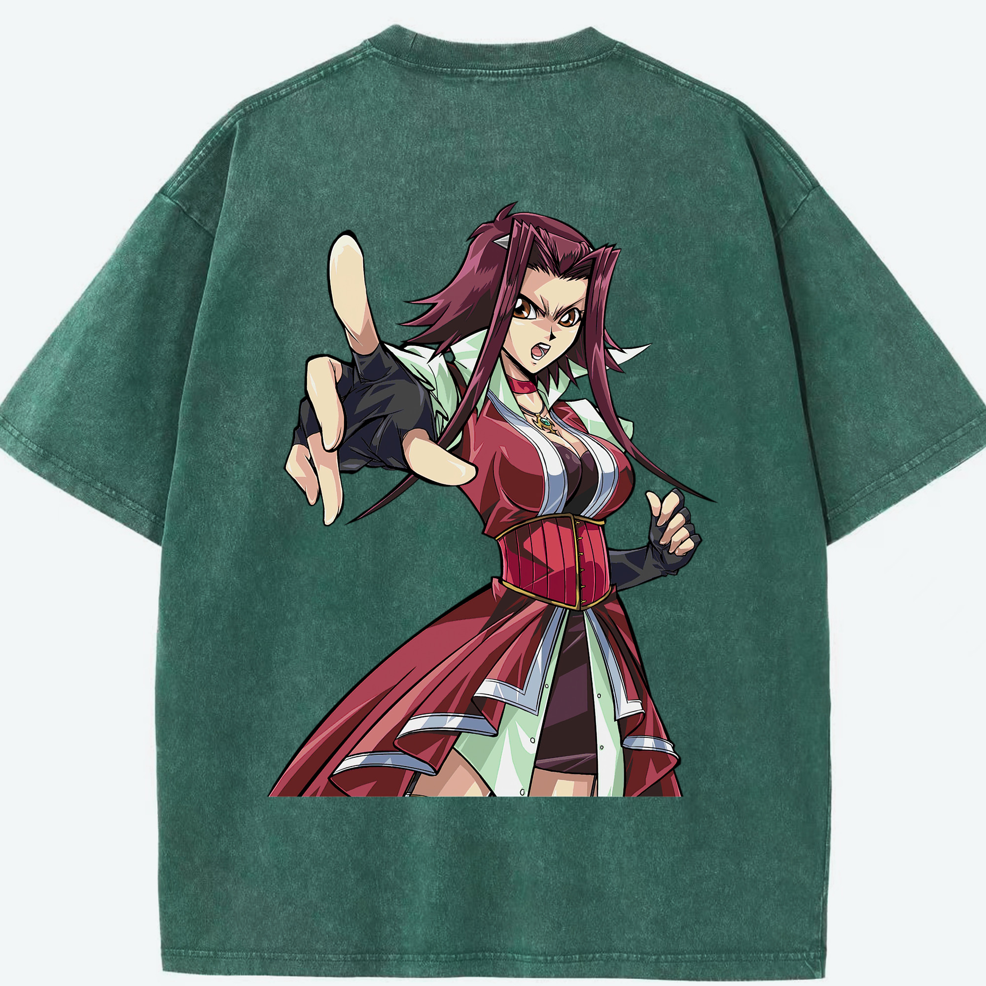 （画像用） 遊☆戯☆王 Yu-Gi-Oh! 綿100% ヴィンテージ風 半袖Tシャツ（背面プリント）